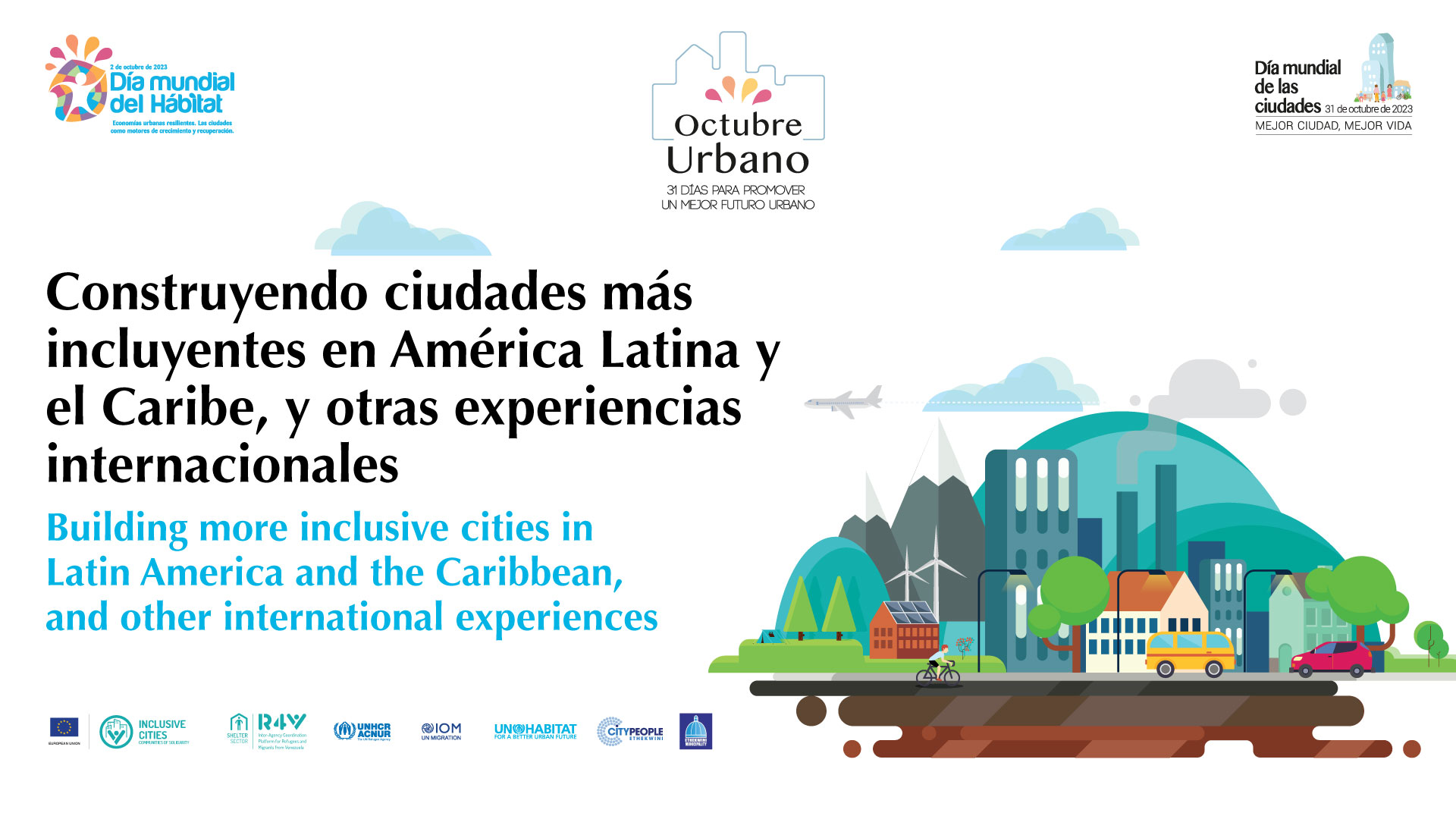 Día Mundial de Ciudades Ciudades Incluyentes Comunidades Solidarias